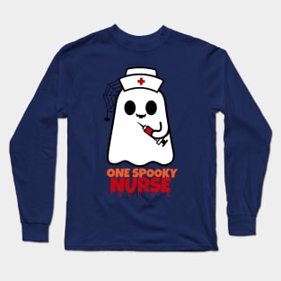 One Spooky Nurse Funny Long Sleeve T-Shirt